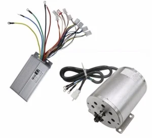 Brushless Speed Controller + 1800W 48V Electric Motor For ATV Scooter Go Kart - Picture 1 of 12