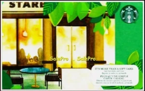 STARBUCKS 2015 COFFEE QUEBEC STORE FRONT BILINGUAL RARE COLLECTIBLE GIFT CARD - Picture 1 of 2