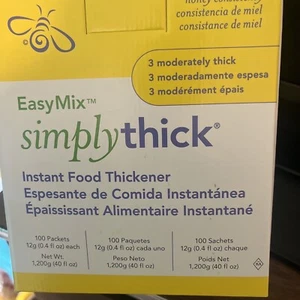 Simply Thick Easy Mix Thickener - Honey Consistency 100 count - Picture 1 of 3