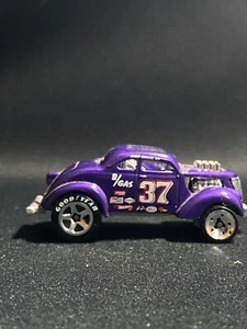 1/64 1933 WILLYS GASSER DRAG CAR #27 PURPLE - Picture 1 of 4