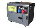 Generatore elettrico Diesel silenziato Gruppo elettrogeno 5kVA, 400V, 230V + ATS
