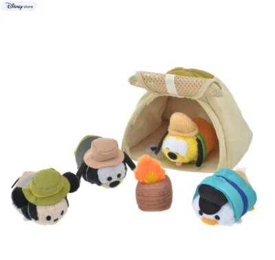 Disney Tsum Tsum Plush Mickey & Friends Camp Set TSUM TSUM Goods Japan New - Image 1 of 4