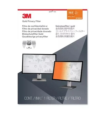 3M GF230W9B Gold LCD Privacy Filter for 19”  Widescreen Notebook Monitor, 16:9 - Image 1 of 3