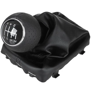 POMMEAU DE LEVIER DE VITESSE + SOUFFLET AVEC CADRE - 6V POUR AUDI A3 8L 00-06 - Afbeelding 1 van 22