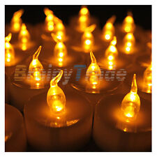 24Pcs LED Tea Lights with Timer Flickering Flameless Candles - Xmas Party Decor