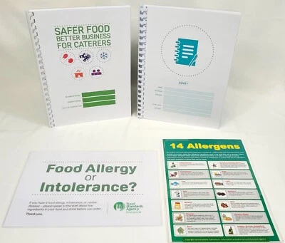 HARMONYDELTA PUBLISHING Safer Food Better Business Caterers 2025 & 13 Month Diary + 2 Allergy Signs.