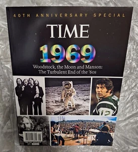 Rare “TIME - 1969 Woodstock, the Moon and Manson: The Turbulent End of the ’60s” - Picture 1 of 3