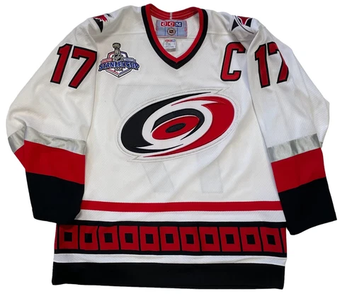 ROD BRIND'AMOUR CCM 2006 CAROLINA HURRICANES STANLEY CUP JERSEY LARGE Cover