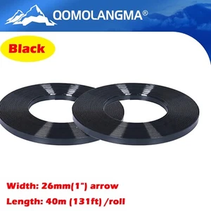 2rolls 1"x131ft Arrow Coil Strip Trim Cap Aluminum Channel Letter Material Black - Picture 1 of 12