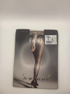 Fiore Sensual Open Crotch Tights 20 Denier Nude Medium/3 Freepost - Picture 1 of 9