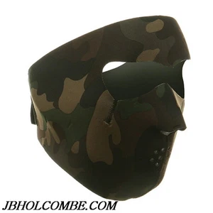 "MÁSCARA FACIAL DE CAZA DE PATO DE ESQUÍ DE NIEVE COMPLETA CAMUFLAJE DE BOSQUE ""NUEVA" - Imagen 1 de 1