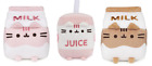 Pusheen Drinks 3 Piece Bundle, Juice, Chocolate And Strawberry Milk
