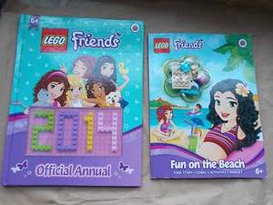 NEW LEGO FRIENDS 2014 ANNUAL & FUN ON THE BEACH ACTIVITY BOOK WITH LEGO MINISET - Foto 1 di 10