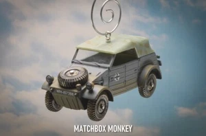 Volkswagen Kubelwagen German Military Vehicle WWII Custom Christmas Ornament VW - Picture 1 of 10