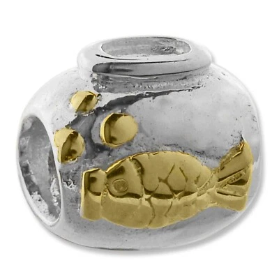 Carlo Biagi Dos Tonos Pecera Dije B-TTSEL-12 Foto 1 de 4