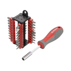 INTERTOOL 37-Piece Multi-Bit Screwdriver with Bits and Holder VT08-3375 - Picture 1 of 6