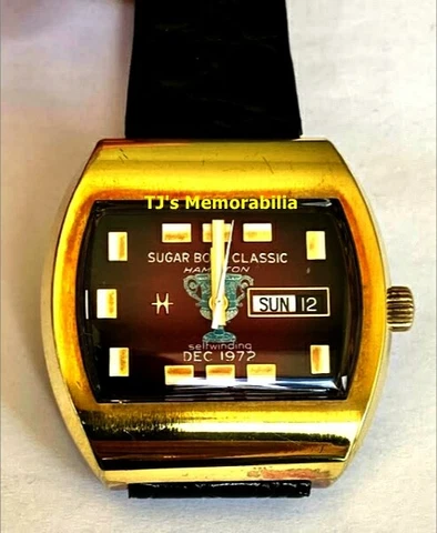 1972 PENN STATE OKLAHOMA SUGAR BOWL CHAMPIONSHIP WATCH NOT RING HAMILTON Cover