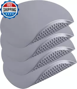 Silicone Microwave Mat - round 12" X 12" - Set of 4 Heat Resistant Multifunction - Picture 1 of 12