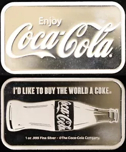Coke - I'd Like To Buy The World A Coke - 1oz Silver - Picture 1 of 3