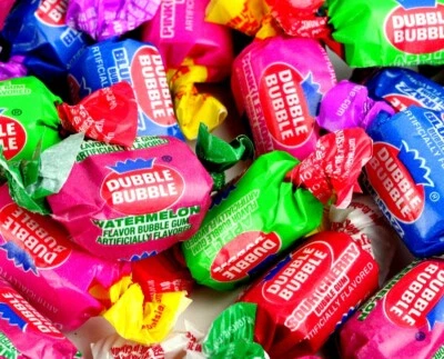 Dubble Bubble Gum - 4 Flavor Mix - Bubble Gum Wrapped - Bulk - Choose Sizes - Image 1 of 2