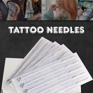50,100,200,300,500,1000pcs Pro Disposable Sterile Tattoo Needles U-Pick 70 sizes