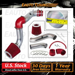 Cold Air Intake Kit + RED Filter For 04-08 Chevrolet Aveo 1.6L L4 - Bild 1 von 9