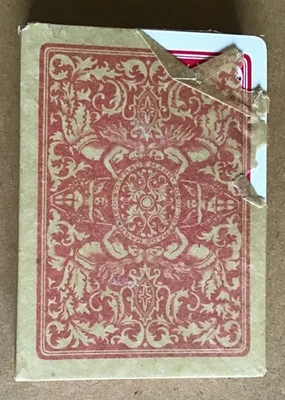 New Antique Red Squeezers No. 35 Angel Back w Box! N.Y. Consolidated Card Co. - Image 1 of 4