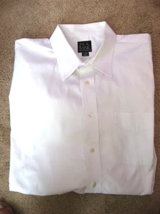 Camicia uomo bianca JOS A BANK abito da viaggio 17,5-34 XL - Foto 1 di 1