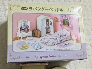Epoch Sylvanian Families Lavender Bedroom 5 Unused New Unused Rare - Picture 1 of 6