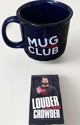 MÁS FUERTE con Crowder TAZA CLUB letras blancas/rojas Foto 1 de 4