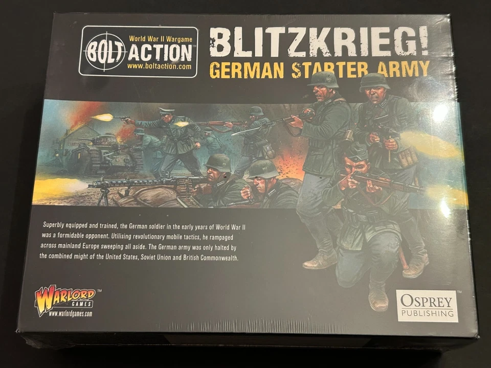 Bolt Action Blitzkrieg! Ejército de arranque alemán nuevo en caja Foto 1 de 1