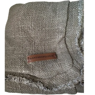 Funda de almohada Anthropologie verde musgo 20" x 24" Foto 1 de 3