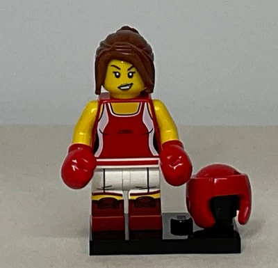 Lego Collectible Minifigure Series 16, Set # 71013 - Kickboxer Girl - Image 1 of 3