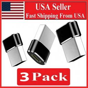 NEW USB C 3.1 Type C Female to USB 3.0 Type A Male Port Converter Adapter 3 PACK - Picture 1 of 16