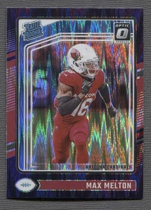 2024 Donruss Optic Purple Shock #277 Max Melton RC - Bild 1 von 2