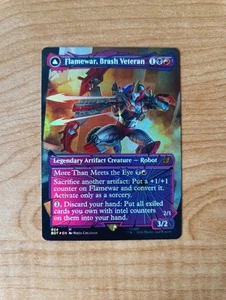 Flamewar, Brash Veteran Foil (Universes Beyond - Transformers) - Magic MTG - Imagen 1 de 2