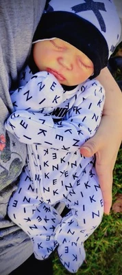 Realborn Summer Rain completa hecha a mano tela y vinilo muñeca bebé renacida Foto 1 de 4