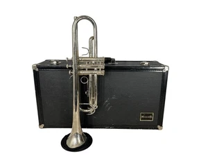 Trompeta de Plata Weimar Holton Estuche Rígido Escuela Academia Aprobada Educación Musical - Imagen 1 de 18