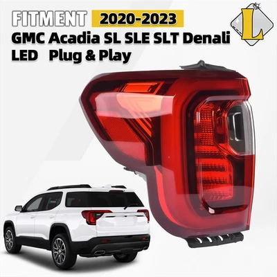 Luz trasera LED exterior izquierda lado del conductor para GMC Acadia Denali SL SLE SLT 2020-2023 Foto 1 de 4