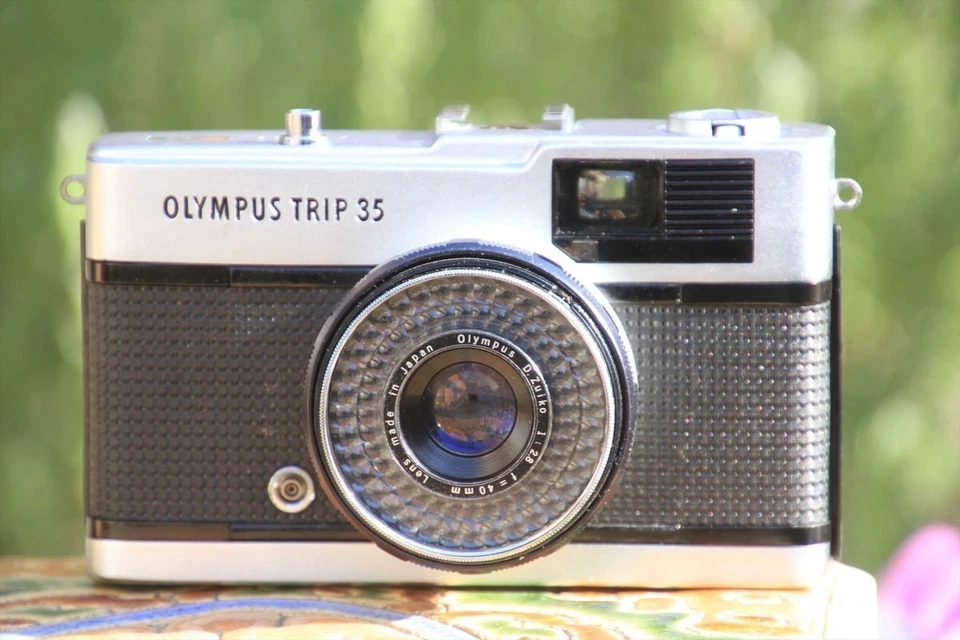 Olympus Trip 35 35mm Point & Shoot D.Zuiko 40mm  Overhauled, Tested, Near Mint - Image 1 of 4