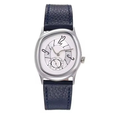 Mirage Watch Dali Paris Crash Melting Vintage Blue French Homage Irregular Dress - image 1 of 4