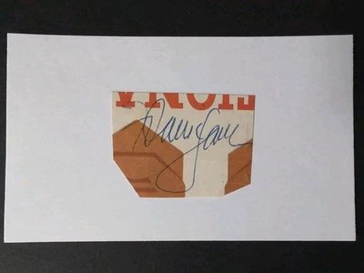 Frank Lane Signed Autograph Cut Cincinnati Reds - Image 1 of 2