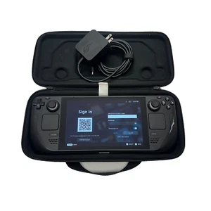 Valve Steam Deck 256GB LCD Handheld Gaming Console w/ Case-BLACK - Picture 1 of 6