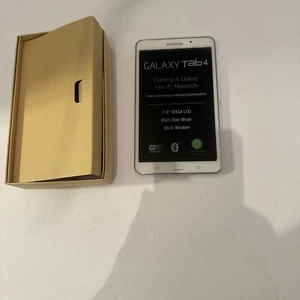 Samsung Galaxy Tab 4 SM-T230N 8GB, Wi-Fi, 7in - White New In Box - Picture 1 of 4