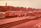 Vtg 35mm Slide D&H Railroad Adirondack Rensselaer NY Passengers Train Amtrak