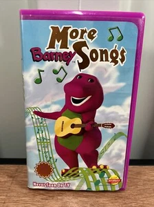 BARNEY More Barney SONGS 1999 VHS Tape SHOW Never Seen on TV Clamshell Case - Bild 1 von 6