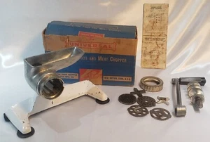 1595-w universal Deluxe Tab-L-Top food and meat chopper Manual included - Picture 1 of 6