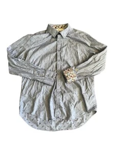 Robert Graham Platt Long Sleeve Button Up Shirt Classic Fit Blue Men's Large EUC - Picture 1 of 12