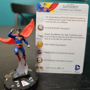 Superboy #046 Superman & Legion of Super-Heroes DC Heroclix Super Rare w/ Card