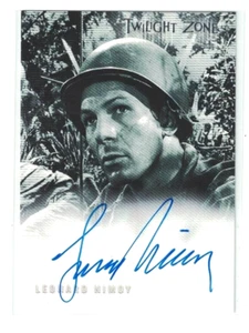 LEONARD NIMOY Twilight Zone Rittenhouse Autograph Card A-44 Auto Star Trek Spock - Picture 1 of 2